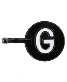 Give me a G! This big, easy-to-spot luggage tag is personalized with your initial, giving your bags an identity and helping them stand out on the luggage carousel. Give me a G! This big, easy-to-spot luggage tag is personalized with your initial, giving your bags an identity and helping them stand out on the luggage carousel.