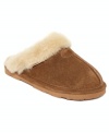 Incredible coziness awaits. The Loki II slippers by Bearpaw feature a sheepskin lining and footbed that will keep your toes super warm.