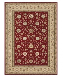 A crisp, modern rendering of traditional Turkish rug designs, the Samira area rug from Loloi boasts rich tones of red and gold that offer a regal air to any space. Crafted in Turkey of ultra-durable and easy-to-clean polypropylene. A crisp, modern rendering of traditional Turkish rug designs, the Samira area rug from Loloi boasts rich tones of red and gold that offer a regal air to any space. Crafted in Turkey of ultra-durable and easy-to-clean polypropylene.