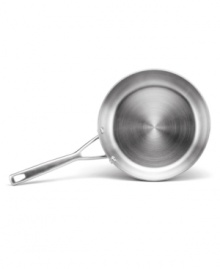 The skillet: you'll see at least one in every kitchen, from the most skilled chef to the most casual cook. The Anolon Chef Clad deep skillet is a master of multitasking, combining brushed aluminum and clad stainless steel to guarantee fast, even heating from top to bottom. Limited lifetime warranty. The skillet: you'll see at least one in every kitchen, from the most skilled chef to the most casual cook. The Anolon Chef Clad deep skillet is a master of multitasking, combining brushed aluminum and clad stainless steel to guarantee fast, even heating from top to bottom. Limited lifetime warranty.