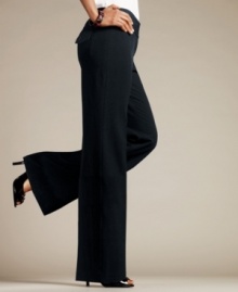 Style&co.'s stretch wide-leg pants are cut to flatter your shape. Style&co.'s stretch wide-leg pants are cut to flatter your shape.