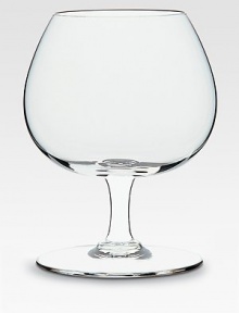 Elegant lines and graceful curves lend a connoisseur's touch to this handcrafted, full-lead crystal brandy glass. From the Perfection Collection4½ high12 oz.Hand washMade in France Elegant lines and graceful curves lend a connoisseur's touch to this handcrafted, full-lead crystal brandy glass. From the Perfection Collection4½ high12 oz.Hand washMade in France