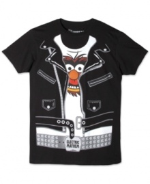 Rock your animal side with this graphic t-shirt from Hybrid.