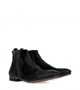With a luxe vintage aesthetic, these sophisticated ankle boots from N.d.c are a new season must-have - Rounded upturned toe, stylishly distressed leather, low heel, side zip closure, back pull-on tab - Wear with straight leg jeans, a long sleeve henley, and a vintage-style leather jacket