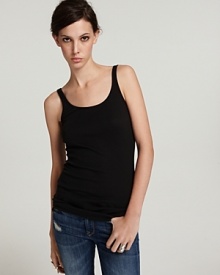 A basic foundation piece to layer or lounge in, Vince's essential tank is a must-have staple.