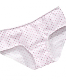 Start her day off on-point with these cute polka dot hipster briefs from So Jenni. Start her day off on-point with these cute polka dot hipster briefs from So Jenni.
