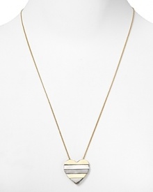 Fall for MARC BY MARC JACOBS' heart-shaped pendant. Day or after dark, this tiny token gives looks a hit of the label's cute charm. Fall for MARC BY MARC JACOBS' heart-shaped pendant. Day or after dark, this tiny token gives looks a hit of the label's cute charm.