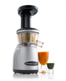 Maximize health and minimize waste with this high-powered juicer that uses less energy and produces the most nutrient- and enzyme-rich juice around. 10-year warranty. Model VRT350. Maximize health and minimize waste with this high-powered juicer that uses less energy and produces the most nutrient- and enzyme-rich juice around. 10-year warranty. Model VRT350.