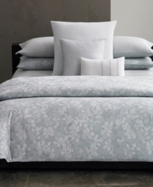 This woven matelasse European sham from Calvin Klein makes a luxe addition to your bed in soft and sophisticated combed cotton. Reverses to self; French back closure.