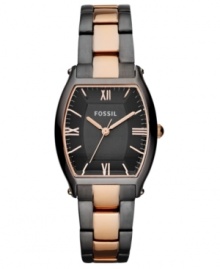 Dusky hues blend with warm tones to create a sophisticated timepiece from Fossil.