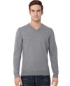 A solid choice for the season, this sweater from Buffalo David Bitton looks great on its own or as a top layer.