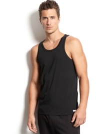 Stock up on great style basics with this 2-pack of tanks from Calvin Klein.