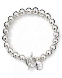 Take your jewel box in a classic direction with Lauren by Ralph Lauren's toggle bracelet. In sterling silver plate, this strand is an essential asset to every wardrobe.