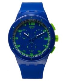 Get your daily dose of energy with the Blue C watch from Swatch. Get your daily dose of energy with the Blue C watch from Swatch.