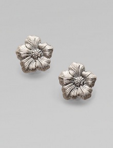 These simply chic, floral studs are the perfect mix of elegance and femininity. Sterling silverSize, about 1Post and clip backMade in Italy These simply chic, floral studs are the perfect mix of elegance and femininity. Sterling silverSize, about 1Post and clip backMade in Italy