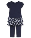 Girls just want to have fun in cute outfits like this tunic and leggings set from Splendid Littles.