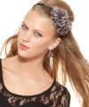 Accessorize your hair with this mstylelab leopard rosette headband for a bit of fierce flair!
