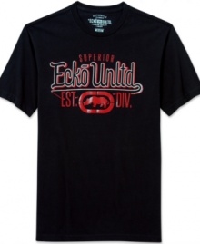 Your look is a cut above the others. Complement it with the classic edge of this Ecko Unltd t-shirt.