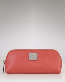 In ultra soft leather, Lauren Ralph Lauren's cosmetics case encapsulates easy on-the-go style. In ultra soft leather, Lauren Ralph Lauren's cosmetics case encapsulates easy on-the-go style.