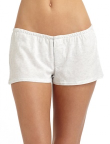 THE LOOKElastic waistMock zip flyVented hemTHE FITRise, about 8Inseam, about 1THE MATERIALPima cottonCARE & ORIGINMachine washImported THE LOOKElastic waistMock zip flyVented hemTHE FITRise, about 8Inseam, about 1THE MATERIALPima cottonCARE & ORIGINMachine washImported