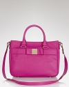 For now or forever. This ever-chic handheld bag from kate spade new york polishes off your purse portfolio, crafted of soft matte leather with a refined silhouette.