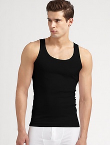 So-soft cotton comfort with a hint of stretch and a discreet, mercerized sheen. 96% cotton/4% elastane Machine wash Imported So-soft cotton comfort with a hint of stretch and a discreet, mercerized sheen. 96% cotton/4% elastane Machine wash Imported