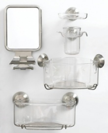 Get a clean shave with the Forma mirror center. A stainless steel-framed mirror and ledge for razors ensure a smooth look when you step out of the shower. Ultra-strong locking system maintains a firm grip in soapy conditions. Get a clean shave with the Forma mirror center. A stainless steel-framed mirror and ledge for razors ensure a smooth look when you step out of the shower. Ultra-strong locking system maintains a firm grip in soapy conditions.