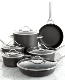 Champion cookware for the serious chef, the Contemporary set provides durable multi-layered nonstick surfaces with a heavy gauge aluminum core that conducts and distributes heat evenly and guarantees a mess-free clean up. Lifetime warranty. Champion cookware for the serious chef, the Contemporary set provides durable multi-layered nonstick surfaces with a heavy gauge aluminum core that conducts and distributes heat evenly and guarantees a mess-free clean up. Lifetime warranty.