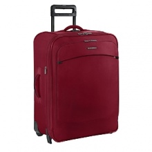 An ideal travel bag for extended trips, this expandable Briggs & Riley's upright rolling luggage offers 3 expansion, for more packing capacity on demand. Go ahead and pack those souvenirs. A spacious main compartment enables incredible easy packing. Tuff-lite fabric is strong, lightweight and abrasion resistant. SpeedThru™ pocket allows for quick storage of items at security checkpoints. Outsider® handle for wrinkle-free flat packing. An ideal travel bag for extended trips, this expandable Briggs & Riley's upright rolling luggage offers 3 expansion, for more packing capacity on demand. Go ahead and pack those souvenirs. A spacious main compartment enables incredible easy packing. Tuff-lite fabric is strong, lightweight and abrasion resistant. SpeedThru™ pocket allows for quick storage of items at security checkpoints. Outsider® handle for wrinkle-free flat packing.
