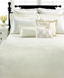 A natural beauty! This Martha Stewart Collection Matin decorative pillow exudes understated elegance with a landscape of sophisticated embroidery. Zipper closure. A natural beauty! This Martha Stewart Collection Matin decorative pillow exudes understated elegance with a landscape of sophisticated embroidery. Zipper closure.