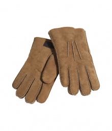 Stylish gloves in camel sheep skin - like Ugg boots for your hands - accentuated fern stitching - very warm and soft lining - robust - favorite gloves for the whole winter Stylish gloves in camel sheep skin - like Ugg boots for your hands - accentuated fern stitching - very warm and soft lining - robust - favorite gloves for the whole winter