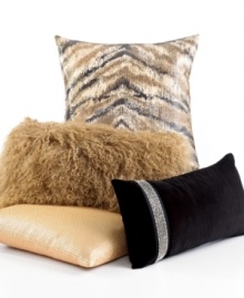 Dreaming of the spotlight! This INC International Concepts Cleo decorative pillow exudes pure glamour with a mesmerizing animal print landscape that gives your bed a modern and ultra-chic makeover. Dreaming of the spotlight! This INC International Concepts Cleo decorative pillow exudes pure glamour with a mesmerizing animal print landscape that gives your bed a modern and ultra-chic makeover.