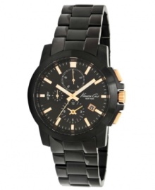 Heavy duty craftsmanship in a sleek package: a chronograph watch from Kenneth Cole New York.