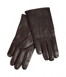 Add a sophisticated accent to your cold weather style with these luxe leather gloves from Paul Smith - Supple leather gloves with stitching detailing - Pair with jeans, a cashmere pullover, a parka, and boots Add a sophisticated accent to your cold weather style with these luxe leather gloves from Paul Smith - Supple leather gloves with stitching detailing - Pair with jeans, a cashmere pullover, a parka, and boots
