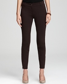 Try out this season's equestrian trend in sleek Eileen Fisher riding pants--extra chic slipped into leather boots. Try out this season's equestrian trend in sleek Eileen Fisher riding pants--extra chic slipped into leather boots.