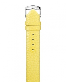 A boldly hued calf leather watch strap, fits size 1, 6 & 21 Philip Stein watch heads.