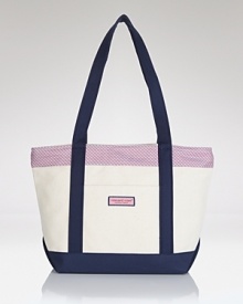 Vineyard Vines' totes have cult status among the prep set, so be the first to carry the brand's whale-print style. In sturdy canvas, this bag carts everything from books to beach towels. Vineyard Vines' totes have cult status among the prep set, so be the first to carry the brand's whale-print style. In sturdy canvas, this bag carts everything from books to beach towels.