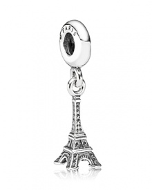 Show your love for the romance capital, Paris, with this iconic Eiffel Tower charm in sterling silver. From PANDORA.