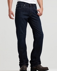 The Protégé is a classic, straight fit with signature stitching on the back pockets. By AG Adriano Goldschmied. The Protégé is a classic, straight fit with signature stitching on the back pockets. By AG Adriano Goldschmied.