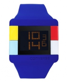 Bring back the 80's with this retro digital watch from Converse's High Score collection. Bring back the 80's with this retro digital watch from Converse's High Score collection.