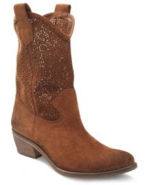 Pretty perforations add flair to these cute western-inspired Bastille booties by BCBGeneration.