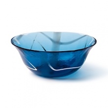 DIANE von FURSTENBERG Ribbon Glass 10 Serving Bowl DIANE von FURSTENBERG Ribbon Glass 10 Serving Bowl