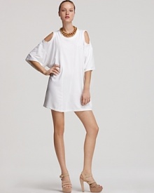 AIKO Dress - Exclusive Verushka Open Shoulder