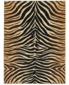 Borrow some fierce and vibrant stripes from the wild cats of the jungle with this chic Lisbon area rug from Shaw Living. Its ultra-durable and supremely soft EverTouch® nylon is meticulously dyed for brilliant color recognition.