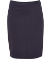 Elevate your office-ready style in this flattering pencil skirt from DKNY - High waist, front seam detail, back slit, concealed back zip closure, slim fit - Wear with a cashmere pullover or oversized blouse and classic pumps
