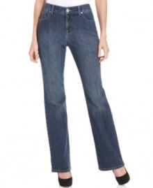 Bandolino's boot-cut jeans are figure-flattering essentials, whether you dress them up or down!