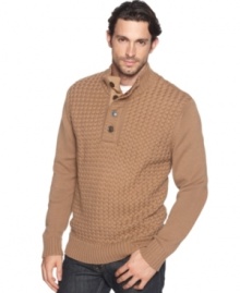 Basket weave and elbow patches update a classic style with Marc New York modern appeal. Basket weave and elbow patches update a classic style with Marc New York modern appeal.