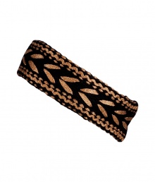 Inject folkloric flair into your contemporary city look with Rag & Bones copper and black embroidered headband - Wear with everything from casual separates to party-ready frocks Inject folkloric flair into your contemporary city look with Rag & Bones copper and black embroidered headband - Wear with everything from casual separates to party-ready frocks