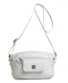 Giani Bernini combines function and fashion for a smart leather crossbody purse finished in on-trend hues. Giani Bernini combines function and fashion for a smart leather crossbody purse finished in on-trend hues.