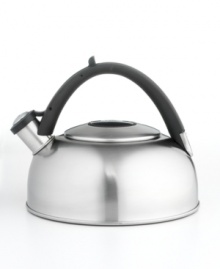 The traditional touch of striking brushed stainless steel makes a strong statement in your kitchen with an elegant halo handle for splash- and spill-free pouring. Lifetime warranty. The traditional touch of striking brushed stainless steel makes a strong statement in your kitchen with an elegant halo handle for splash- and spill-free pouring. Lifetime warranty.